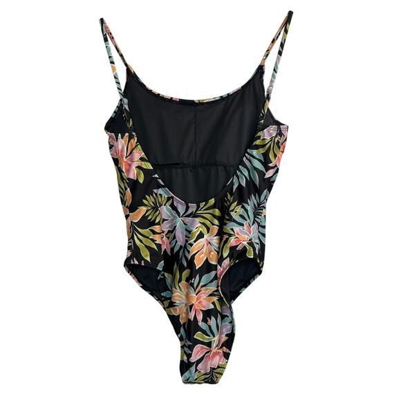 NWT Billabong Beach Babe One Piece Black Bathing Swim Suit Women’s Size Medium - Picture 7 of 7